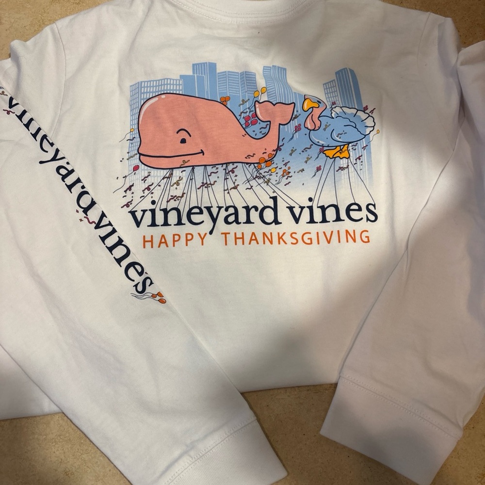Vineyard Vines White Tee with Whale